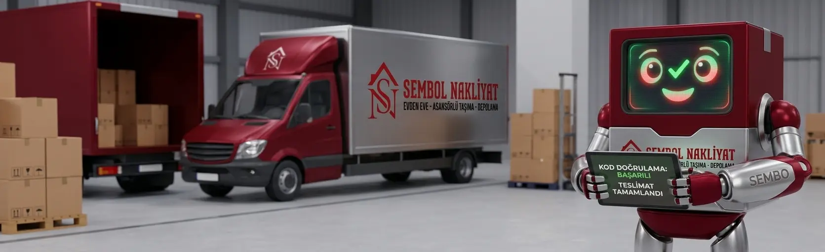 Sembol Nakliyat Akıllı Asistanı Sembo ile Tanışın Sembol Nakliyat dijital müşteri asistanı Sembo karakteri